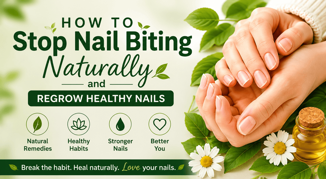 How to Stop Nail Biting Naturally and Regrow Healthy Nails - Nail Jail